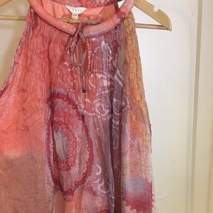 Adiva Sleeveless Collared Blouse